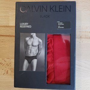 Calvin Klein Black Series Ultra-Luxury Micro Hip Brief Silky Smooth Size Med